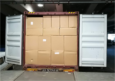 Collect goods agent and, load containers agent
